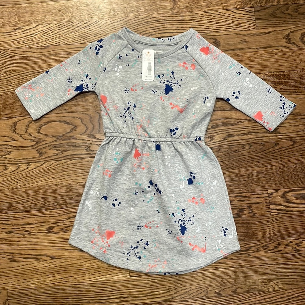 Nwt Gymboree paint splatter dress xs (4)